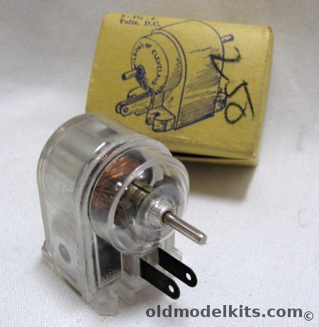 Wilson 1950s 'Tiny Atom' Electric Motor, 6-100 plastic model kit